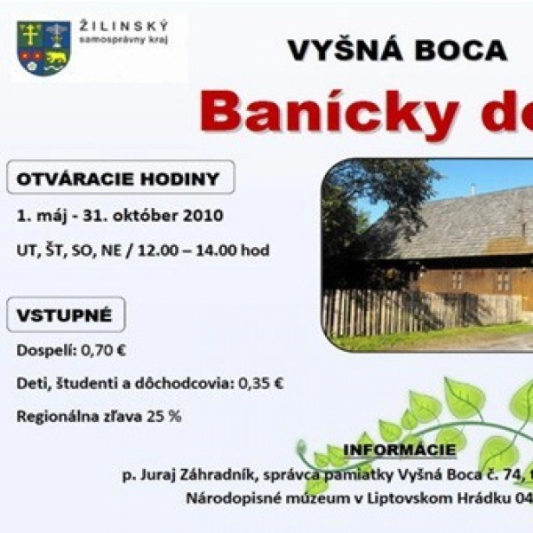 Banícky dom Vyšná Boca